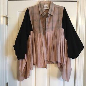 THE MORGAN FACTORY black mauve Butterfly Jacket ONE SIZE